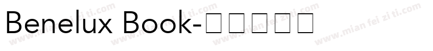 Benelux Book字体转换